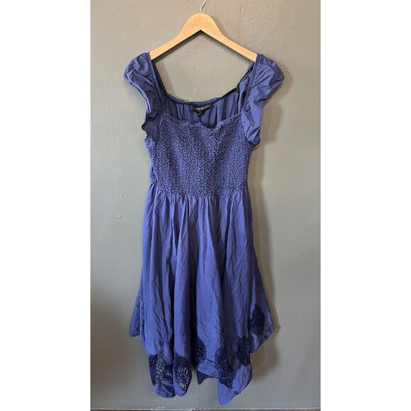 Lane Bryant Women Blue Sleeveless Long Flowy Maxi Slip Dress Size 14/16 - Picture 1 of 3